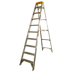 Step Ladder Yellow 10-Step 2.71m