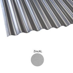 Roof Sheet Corrugated 0.53x762mm AZ150 ZincAL