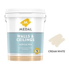 Medal Paints - Walls & Ceilings Acrylic PVA Cream White