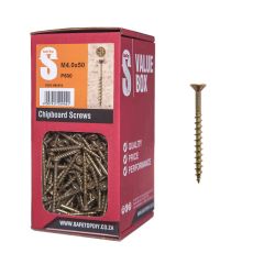 SafeTop - Chipboard Screws 4.0x50mm Value Box