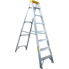 Step Ladder Yellow 8-Step 2.16m