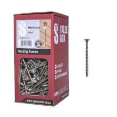 SafeTop - Decking Screws Stainless Steel 5.0x60mm TX25 Value Box