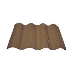 Palram - Roof Sheet Corrugated Polycarb 1.0x762mm Bronze