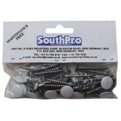 Southpro - PVC Board Fixing Screw and Cap (25pc)