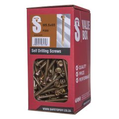 SafeTop - Self Drilling Screws 5.5x65mm Value Box