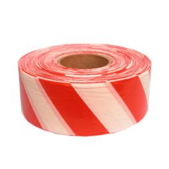 Barrier Tape Red and White 75mm Roll
