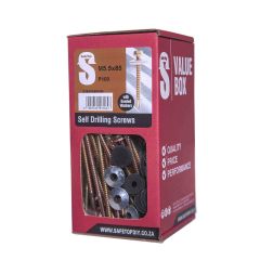 SafeTop - Self Drilling Screws with Bonded Washer 5.5x85mm Value Box