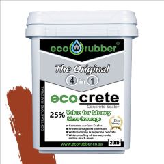 Eco Rubber - Contractors Bucket 20sqm Terracotta