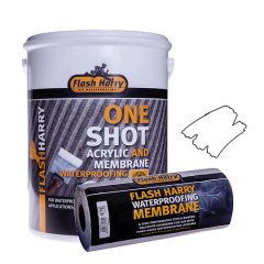 Flash Harry - One-Shot Kit 5L White With FREE Membrane 10mx200mm