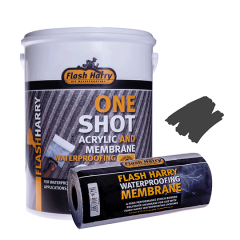 Flash Harry - One-Shot Kit 5L Charcoal With FREE Membrane 10mx200mm