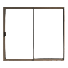 Swartland KENZO - Aluminium Sliding Door Full Glass Universal Opening 2400x2100mm
