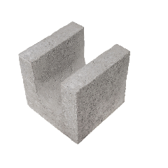 Cape Brick - U-Block 190x190x190mm 3.5mpa