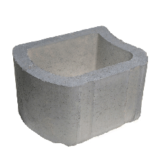 Cape Brick - Retaining Wall Blocks Smoothface 380x320x220mm S12 Charcoal
