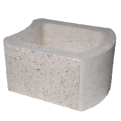 Cape Brick - Retaining Wall Blocks Rockface 380x320x220mm R12 Grey