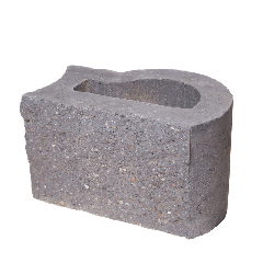 Cape Brick - Retaining Wall Blocks Rockface 290x190x190mm VR18 Charcoal