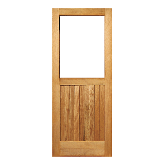 Winsters - Exterior Door Hardwood Full Glass Top 813x2032mm