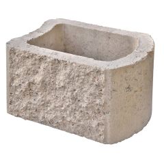 Cape Brick - Retaining Wall Blocks Rockface 380x320x220mm R12 Grey
