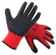 Glove Safety Latex Palm Coated Crinkle Size 10