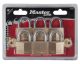 Mackie - Master Padlock Brass Keyed Alike