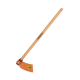 Tramontina - Orange Hoe 60cm Tool with Wooden Handle