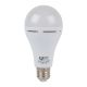 United Electrical - Rechargeable LED Globe Cool White 9W