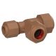Unitwist - Tee End Red CxCxC 22x15x22mm