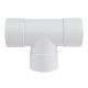PVC Gutter Round Downpipe 90° Junction
