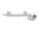Wirquin - Espace Double Bowl Sink Trap with Extension and Washing Machine Connection