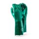 Dromex - Textured PVC Gloves Green 40cm Large