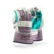 Dromex - Leather Gloves Rigger Reinforced Green Palm and Candy Back with Safety Cuff Large