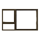KENZO - Aluminium Window Single Top Opener Fixed Bottom and Right Pane 1500x900mm
