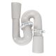 C.T.D. - S-Trap White 40mm (50mm PVC Out)