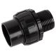 BLU52 - PVC Union Male Black 40mm