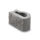 Cape Brick - Retaining Wall Blocks Rockface 290x190x190mm VR18 Charcoal